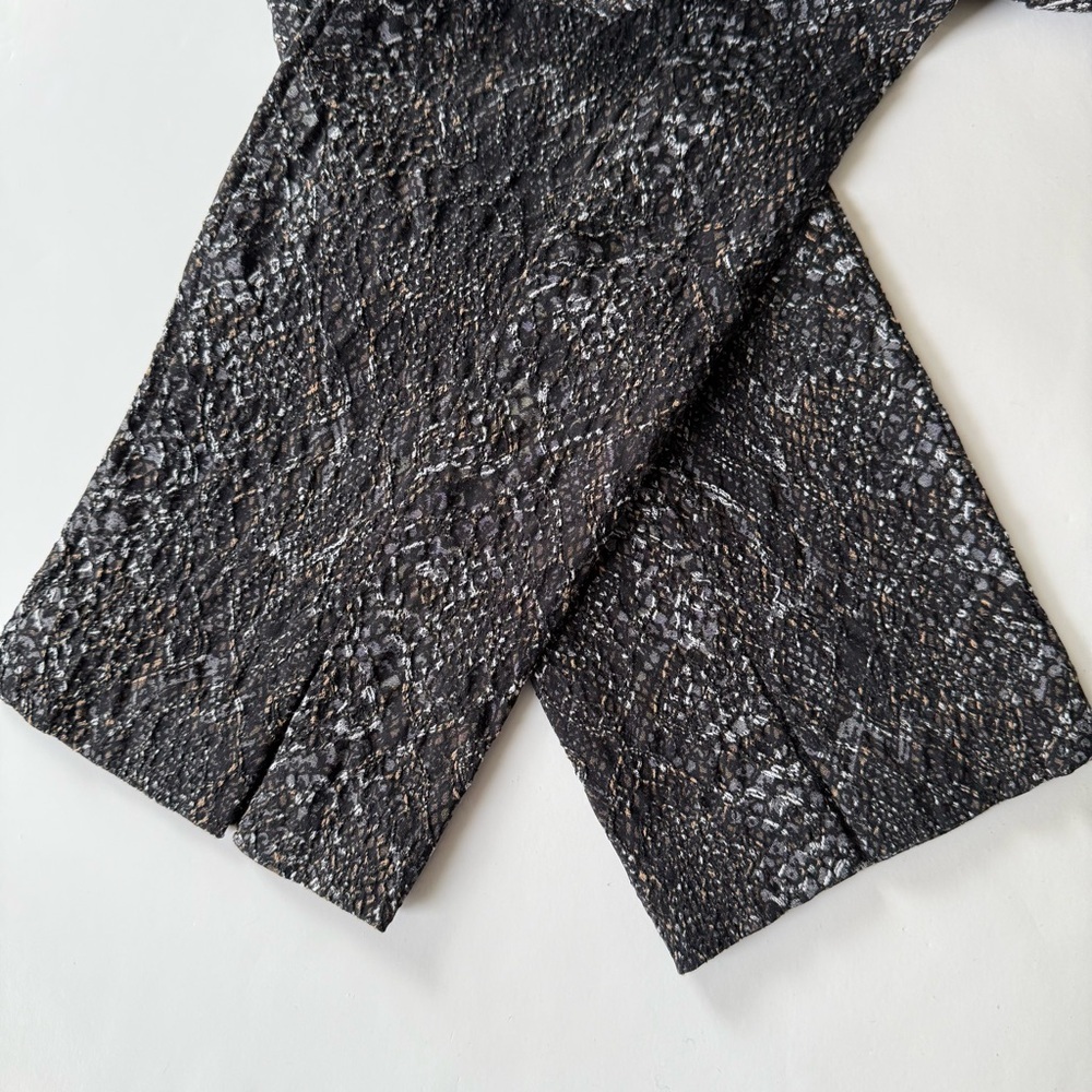 ELLIOTT LAUREN Snakeskin Print Pull On Skinny Legging Size 4 Pant 29 inch waist - Picture 9 of 13